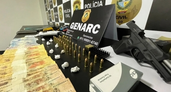 Operação em Luziânia prende suspeito que mantinha trailer para comércio de drogas
